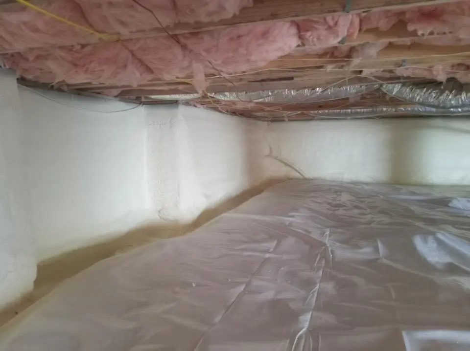 Crawl space encapsulation with closed-cell spray foam for Roof Maintenance in Troutdale